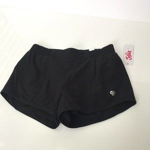 Justice Black Athletic Shorts Girls Small 7/8